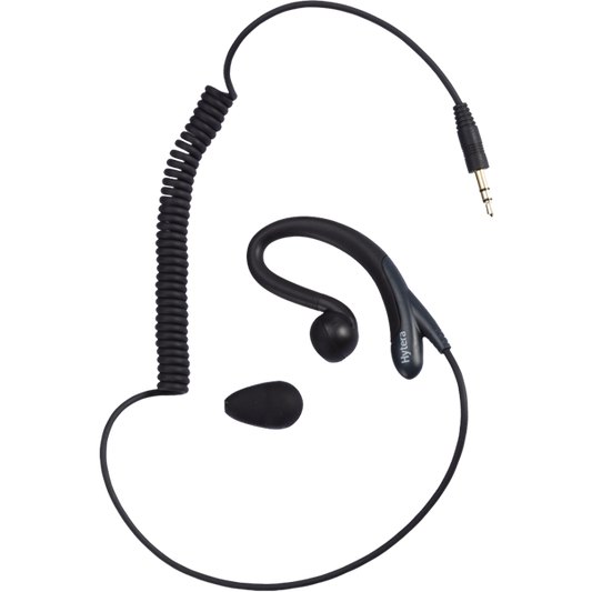 Hytera Receive-Only C-Shape Earpiece (for use with PTT & Mic Unit)