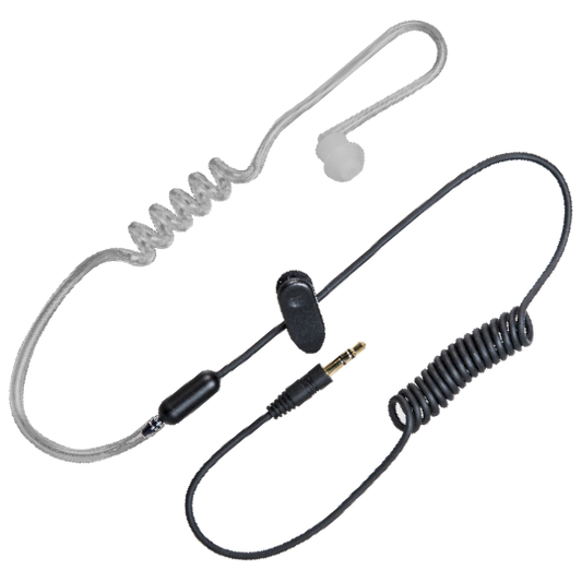 Hytera Receive-Only Transparent Earpiece (for PTT & Mic Units)