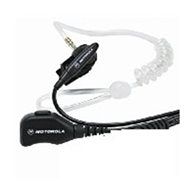 Motorola 2-Wire Earpiece with Clear Acoustic Tube (Black)